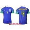 Virallinen Fanipaita Brasilia Marquinhos 4 Vieraspelipaita MM-Kisat 2022 - Miesten